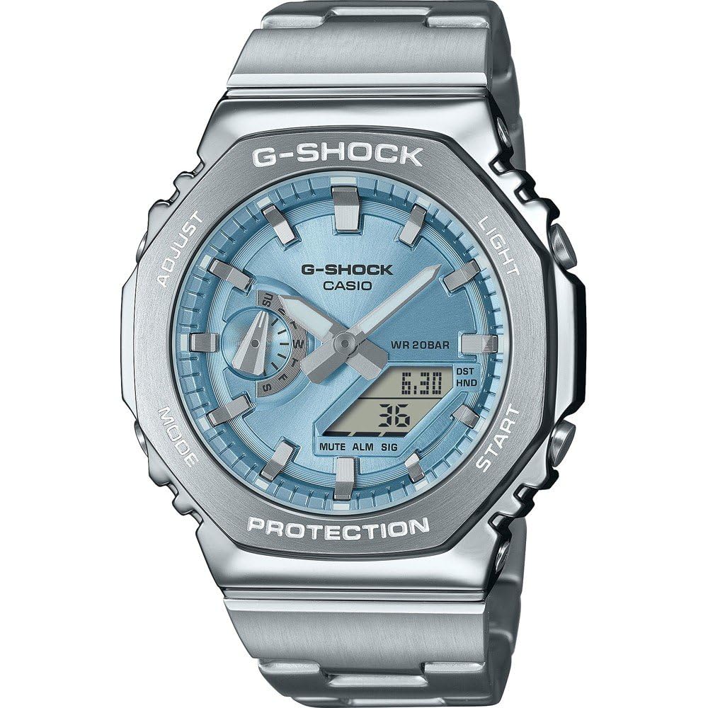 Casio GM-2110D-2AER watch Digital quartz movement Steel Unisex