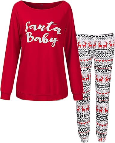 santa baby christmas pajamas