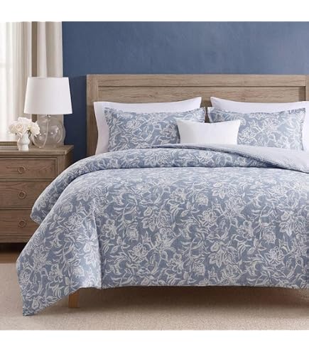 Amazon.com: Laura Ashley - King Duvet Cover Set with Shams | Duvet