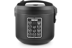 AROMA HOUSEWARES AROMA® 12-Cup (Cooked) Digital Rice & Grain Multicooker (ARC-966BD), Black