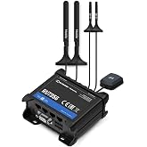 Teltonika RUT956, Industrial 4G LTE Cellular Router RUT956A00A00 | Dual SIM, Auto Failover, 4 Ethernet Ports, GNSS and USB, RS485/RS232, DI/DO, 4G Gateway Certified by Verizon/AT&amp;T/T-Mobile