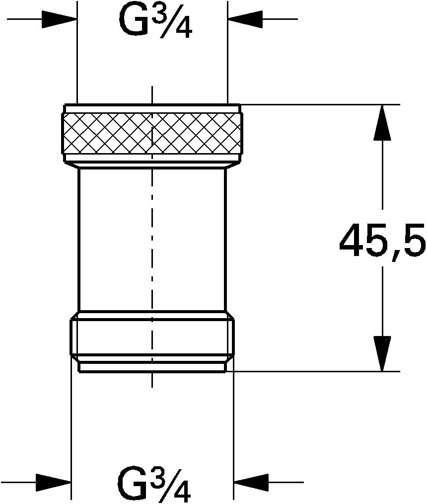 GROHE 14159000 Double Backflow Preventer, Grau - Image 3