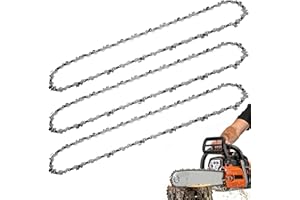 Vkinman 3Pcs 16 Inch Chainsaw Chain, 3/8" LP Pitch 0.043" Gauge 56 Drive Links, Replacement for Remington RM4216/RM4218, Repl