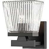 Z-Lite 1936-1S-MB Astor Wall Sconce, 1-Light 60 Watts, Matte Black