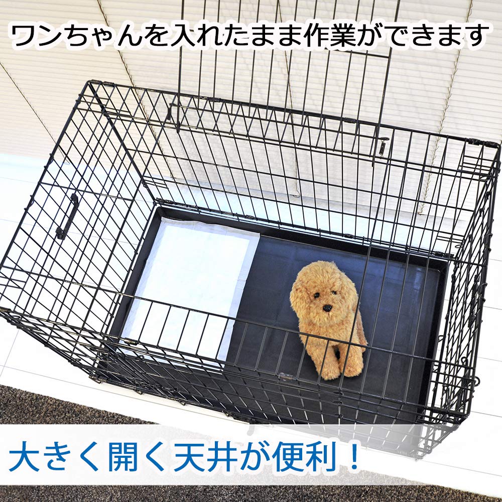 スリードア折りたたみペットケージ