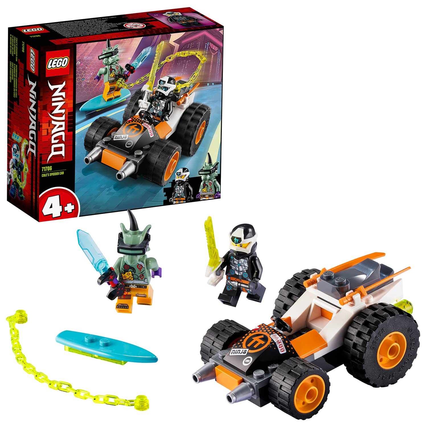 LEGO 71706 Ninjago Cole's Speeder Car