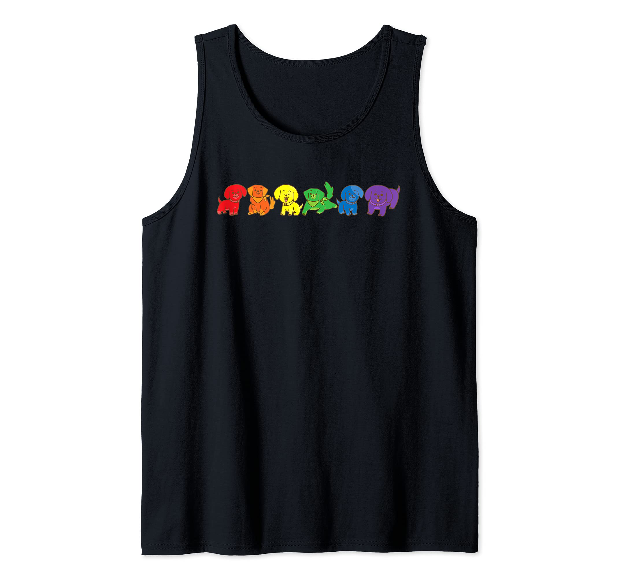 Gay Pride Dogs LGBT Tank Top