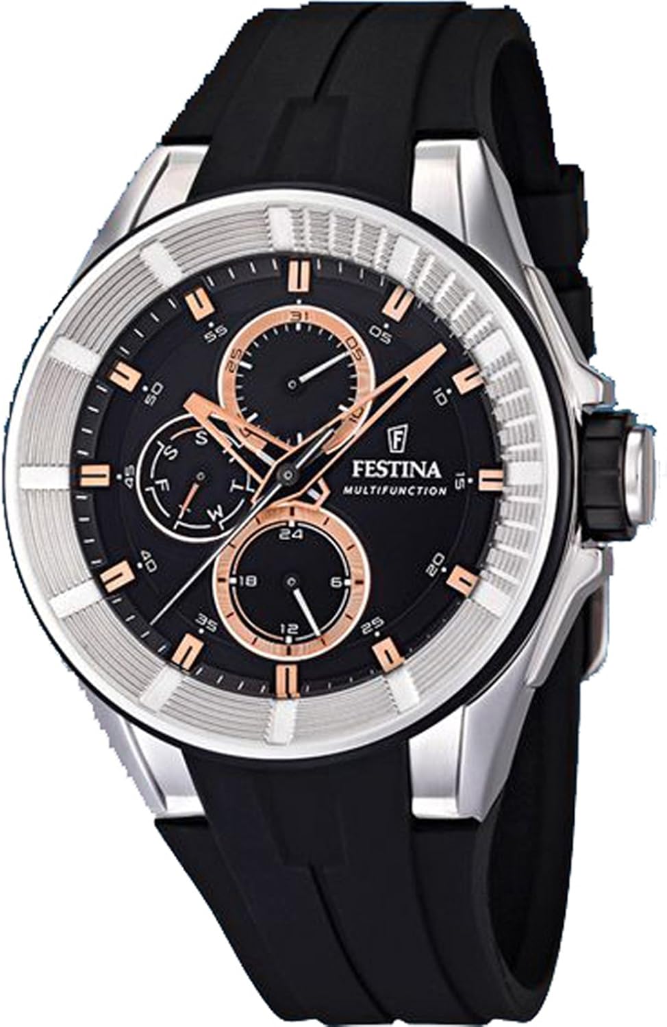 Festina Sport Mens Analogue Quartz Watch with Silicone Bracelet F20342