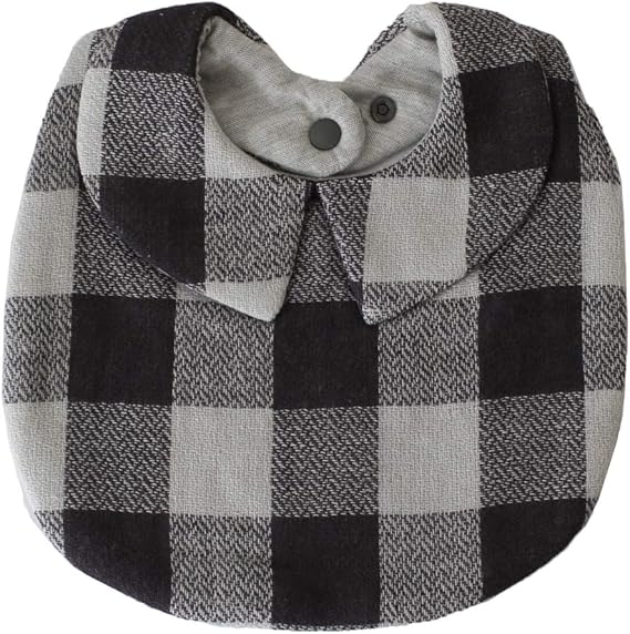 Amazon Co Jp コンテックス フランチェック ベビー スタイ チャコールグレー 服 ファッション小物