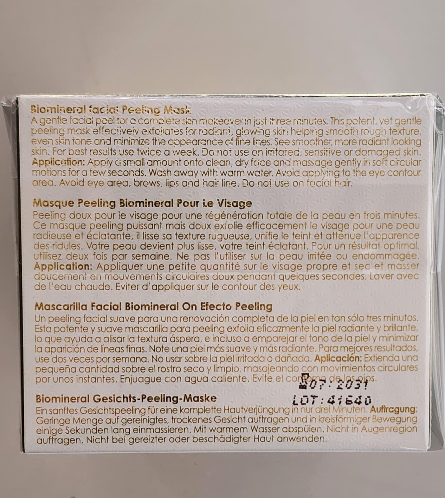 Premier Dead Sea Refining Facial Peeling Gel – Soft & Gentle Face Scrub, Classic Collection, Exfoliating Mask, 2.04 fl oz