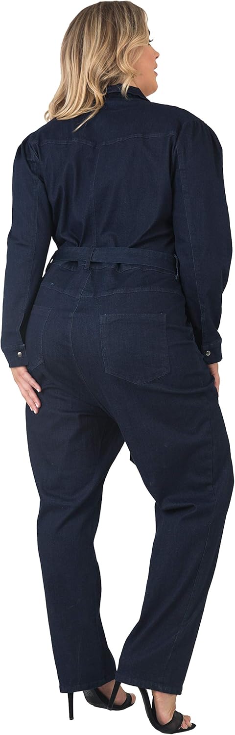 women's plus size boiler suit