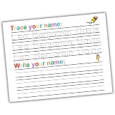 Personalized Name Tracing/Writing Activity Worksheet: Handwriting Practice