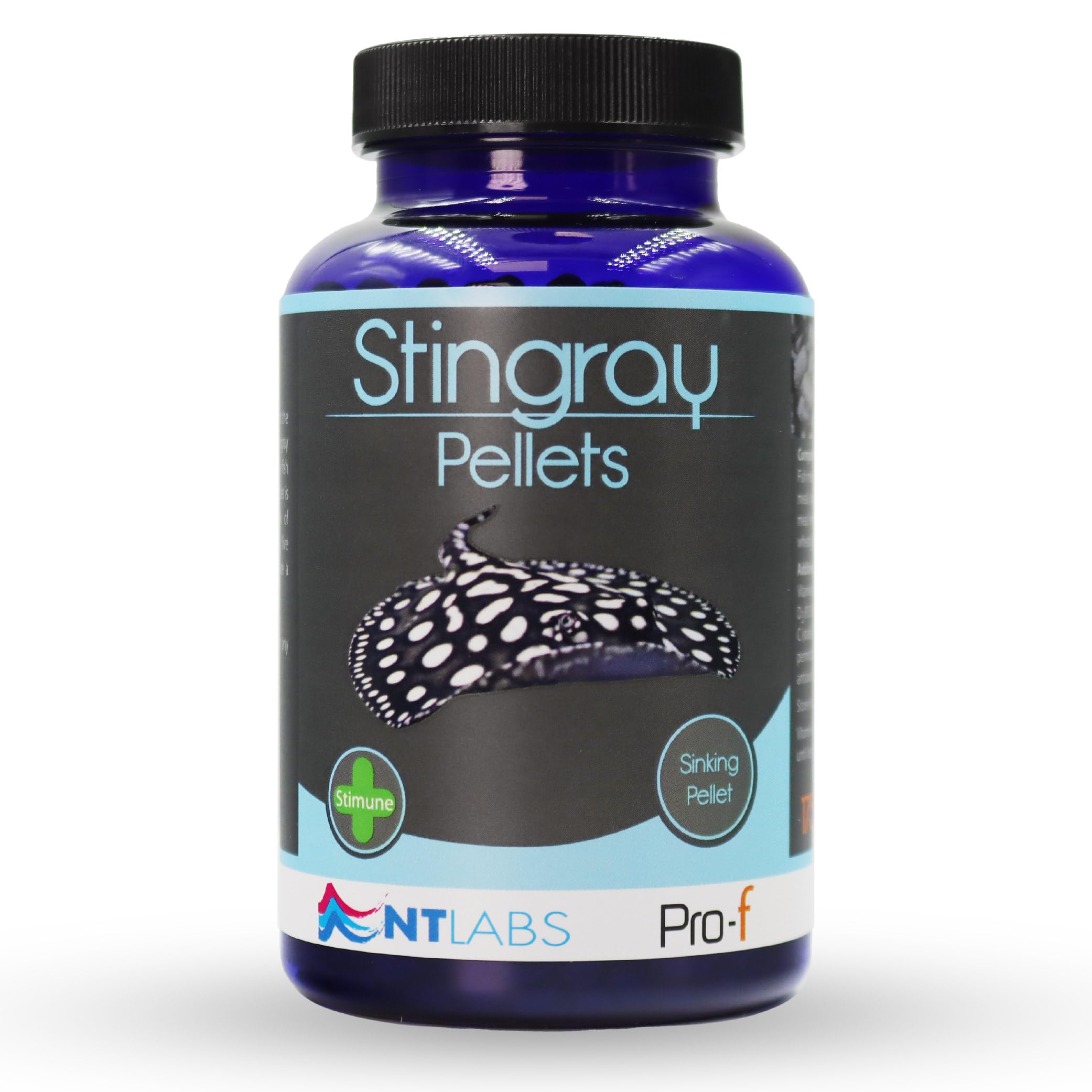 NT Labs Pro-f Stingray Pellet, Stingray Fish Food, Aquarium Food, Sinking 4.5mm Pellet, Nutritious Fish Feed (175g)