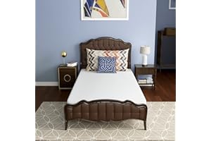 PayLessHere 6 Inch Twin Green Tea Cooling Gel Memory Foam Mattress Twin Size in a Box,Medium-Firm,Pressure Relief&Temperature Regulation,CertiPUR-US Certified,White