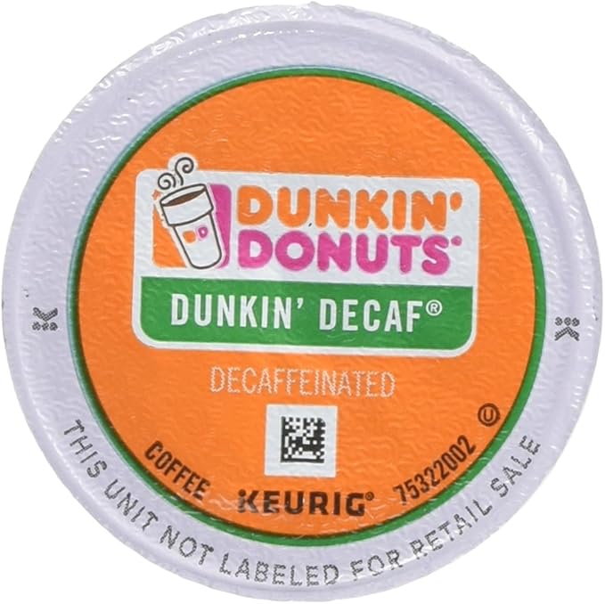 Dunkin' Donuts Decaf, Decaf, Medium Roast Coffee, 24 count Amazon.ca