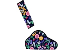Ruhuayoupin Seat Belt Cover Pad for Kids Comfortable Seatbelt Covers Soft Seat Strap Pads for Travel Seatbelt Cushion Shoulde