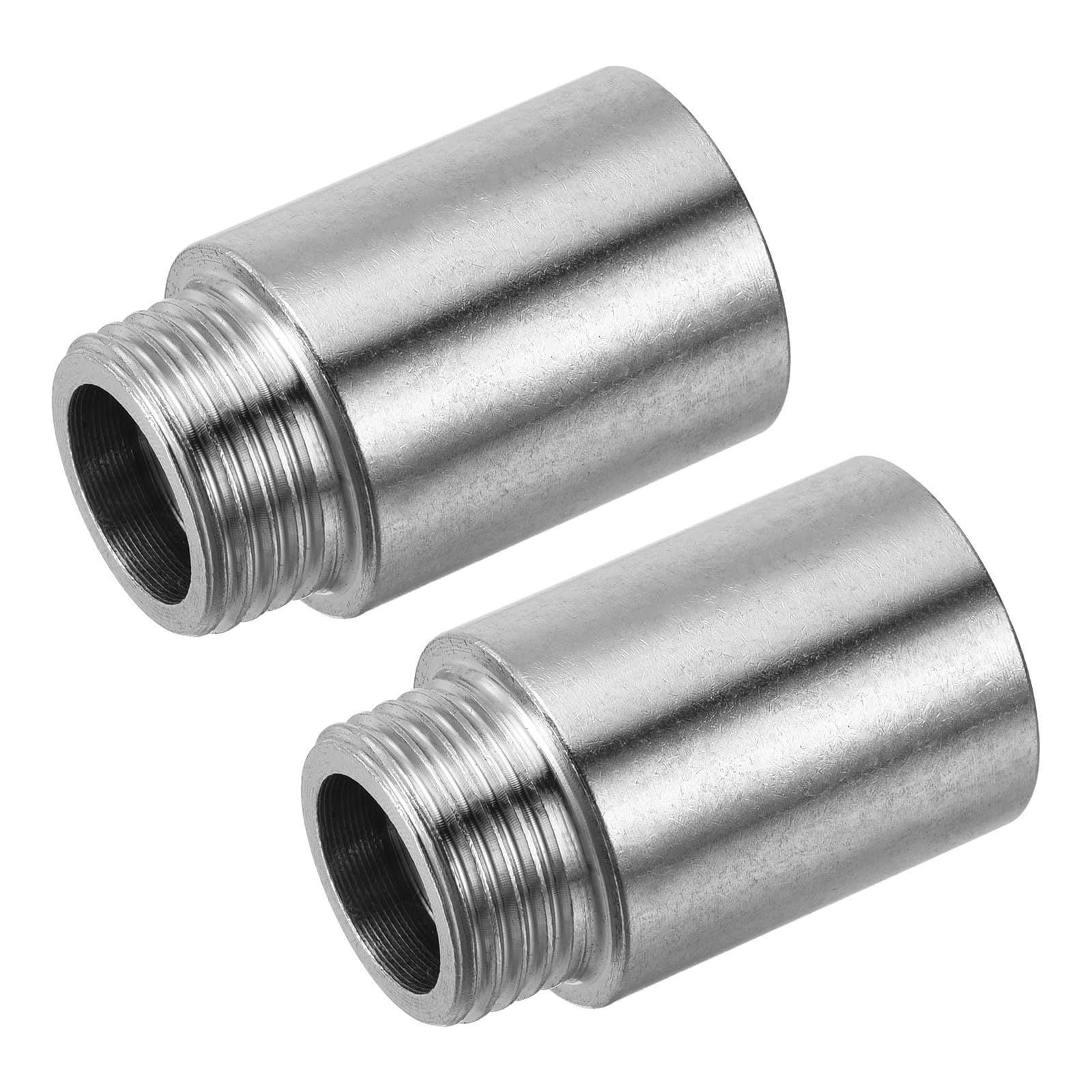 Unifizz Shower Head Extension Arm,40mm Shower Arm Extension Shower Head Extender 201 Stainless Steel G1/2 Male to Female Thread 2Pcs