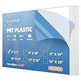 10 Pack of 5" x 7" PET Sheet/Plexiglass Panels