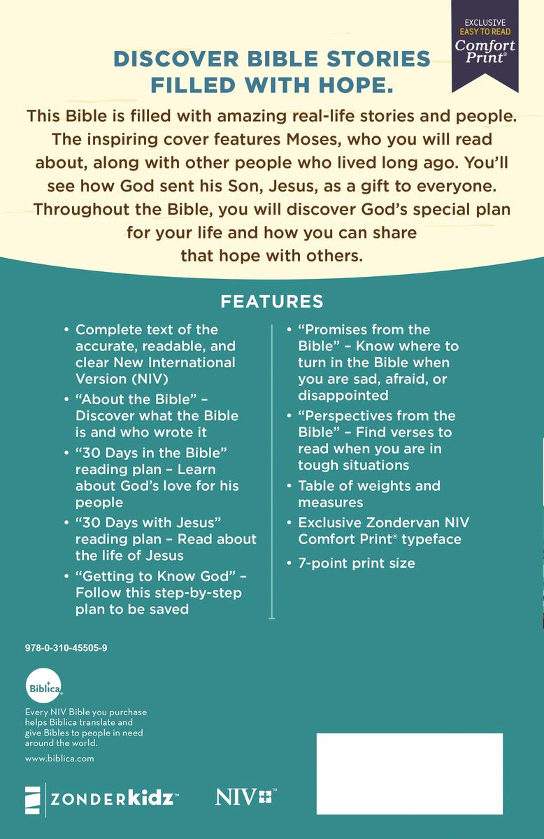 NIV, Holy Bible for Kids, Economy Edition, Paperback, Comfort Print