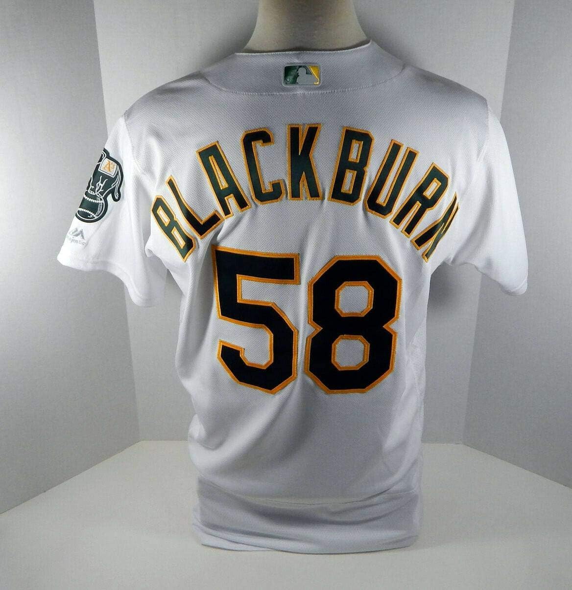 oakland a's white jersey