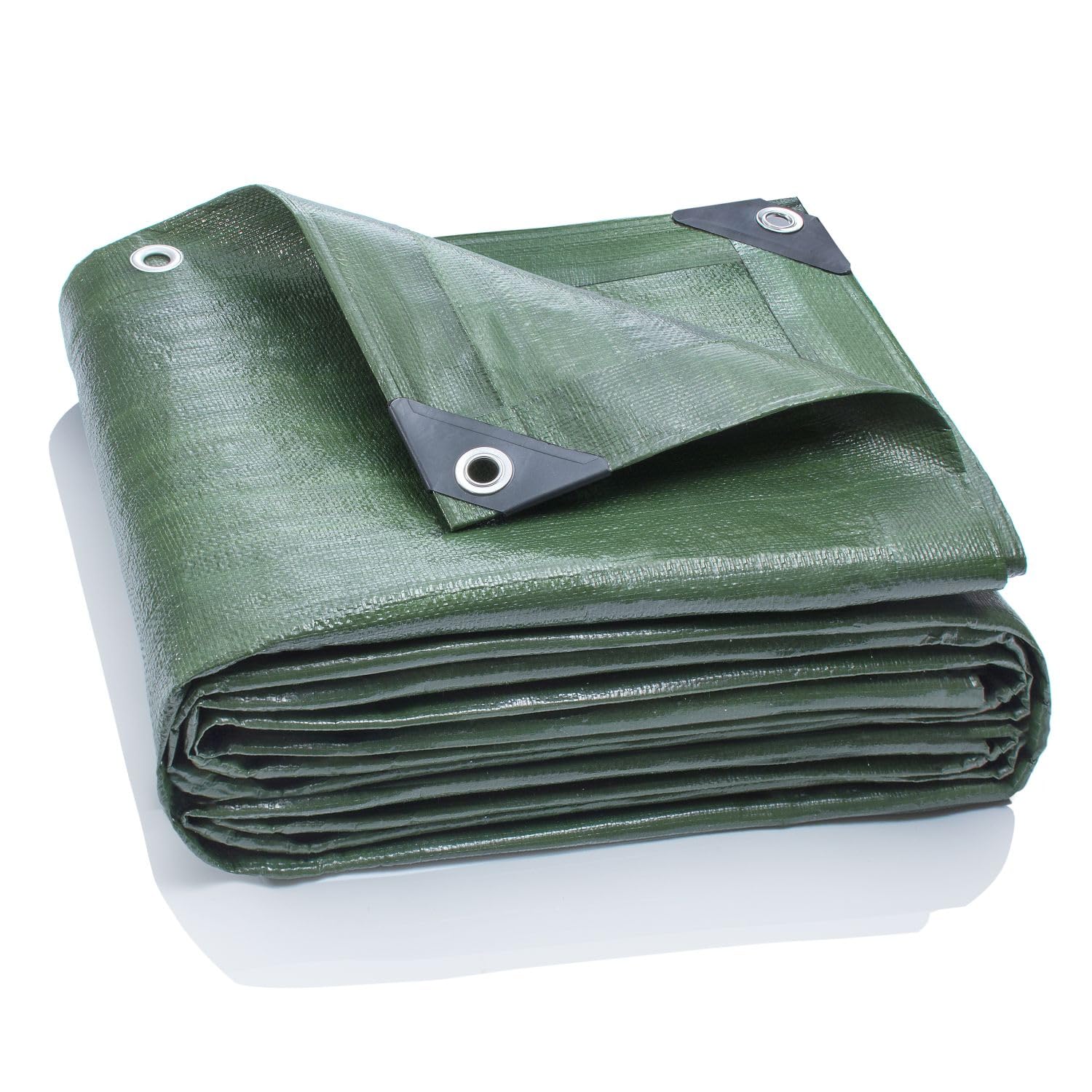 GardenMate 5x6m Waterproof Heavy Duty Tarpaulin- Home & Garden Green Tarp Sheet - Premium Quality Cover Made of 140gsm Tarpaulin
