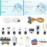 ELECFREAKS microbit Smart Home Kit Micro:bit Sensor Starter Kit Octopus Series Sensor, DIY Programming kit with Basic Coding Electronics Modules and Wiki Tutorial(Without Micro:bit)