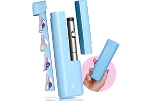 STRAWBERRY & CO Insulin Cooler Travel Case - Built-in Sharps Dispenser & Temperature-Control Organizer- TSA Approved Diabetic Pen Storage for Ozempic, Insulin Pens & Needles - Compact & Leak-Proof