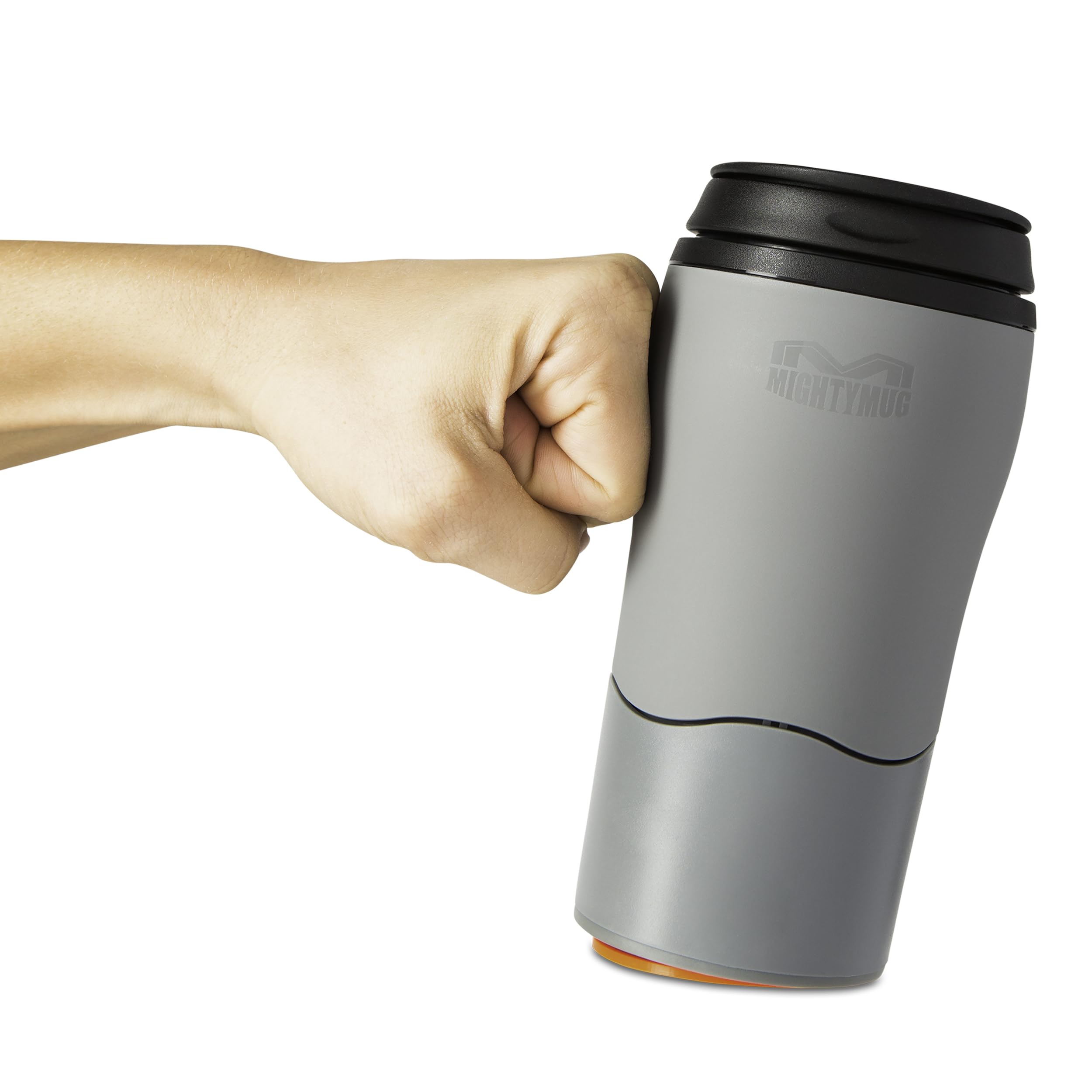 Mighty Mug Solo 12oz Travel Mug Single Serve, Grey (17901498)