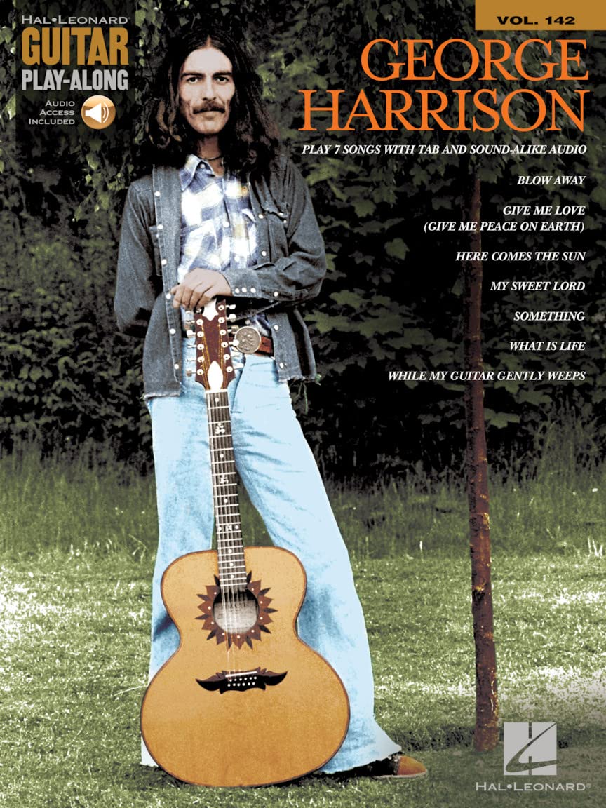 Guitar Play-Along Volume 142: George Harrison (Book/Online Audio) (Hal-leonard Guitar Play-along, 142)