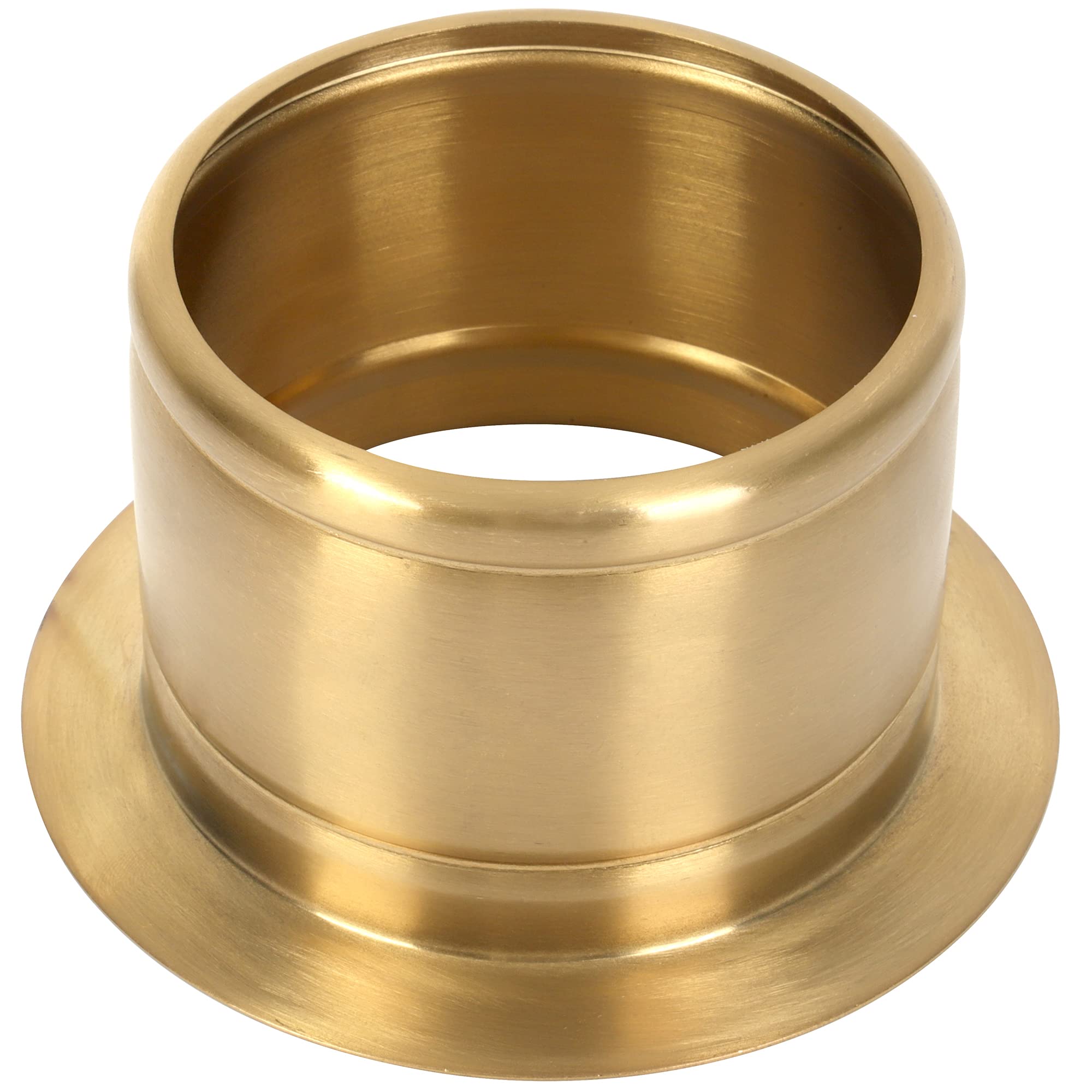 Extended Garbage Disposal Flange,Deep Garbage Disposal Sink Flange for Kitchen Sink Fit for 3-1/2 Inch Standard Sink Drain Hole,Gold Deep Kitchen Sink Flange