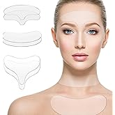 Forehead Wrinkle Patches – Anti Wrinkle Silicone Pads for Fine Line Remover, Reusable Face, Neck & Chest Decollete Patches for Women, Overnight Anti Aging Wrinkles Patches for Sensitive Skin, 6 Pack