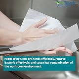 A406 Z Fold Paper Towels White Interfold 2 Ply Embossed 3200 Sheets view 3