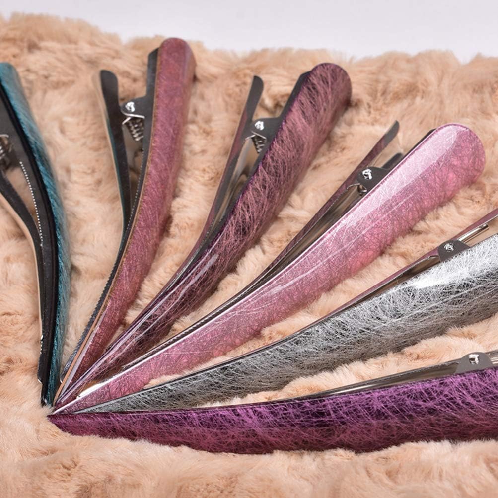 Lurrose 6PCS Alligator Hair Clips 5.5 Inch Large Teeth Bows Hair Clips Sectioning Acrylic Duckbill for Women Thick Fine Long Short - Image 3