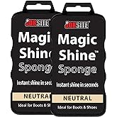 JOB SITE Instant Express Leather Boot &amp; Shoe Shine Sponge - Neutral - 2 Pack