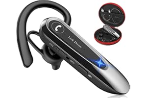 Bluetooth Headset Link Dream Bluetooth Earpiece 20H Talk Time 180 Days Standby V5.0 Wireless Handsfree Earphone for iPhone An