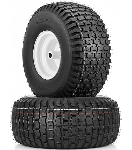 Amazon.com: (2) Turf Tire Assemblies 20x8.00-8 Fits Cub Cadet ZT1