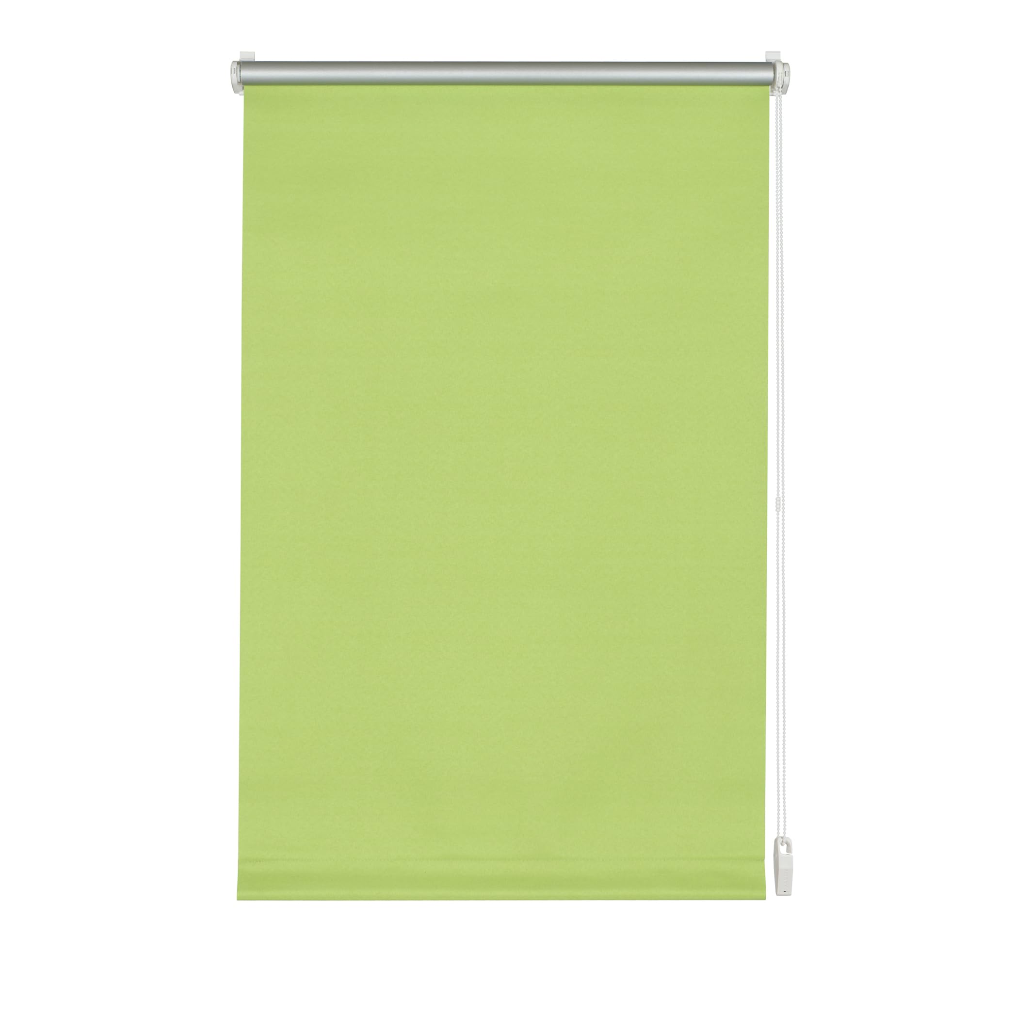 GARDINIA Thermal-Roller Blind with Thermal Backing for Clamping or Gluing, High Light Reflection, Energy Saving, Opaque, Mounting Kit Included, EASYFIX Roller Blind Thermal, Green Apple, 90 x 210 cm (WxH)