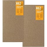 トラベラーズノート traveler's notebook リフィル 2冊パック 方眼 セクション 002 14246006