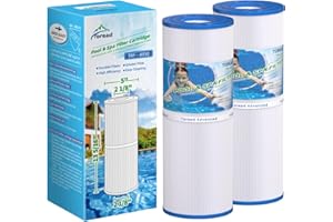 TOREAD TRF-4950 Spa Filter Replaces Unicel C-4950, Pleatco PRB50-IN, Guardian 413-212-02, Filbur FC-2390, 373045, 03FIL1600, 17-2380, Jacuzzi J210/J220/J235/J245/J275, 5X13 Hot Tub Filter, 2Pack