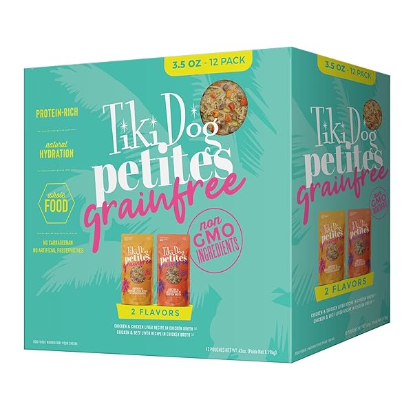 TIKI DOG ALOHA PETITES, VARIETY PACK, NUTRIENT DENSE...