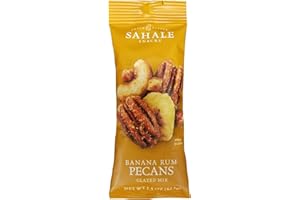 Sahale Snacks Glazed Mix, Banana Rum Pecans 1.5 Ounce (Pack of 9) 13.5 Ounce
