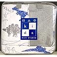 Max Studio Kids 3pc Dinosaurs Twin Size Quilt Set Navy