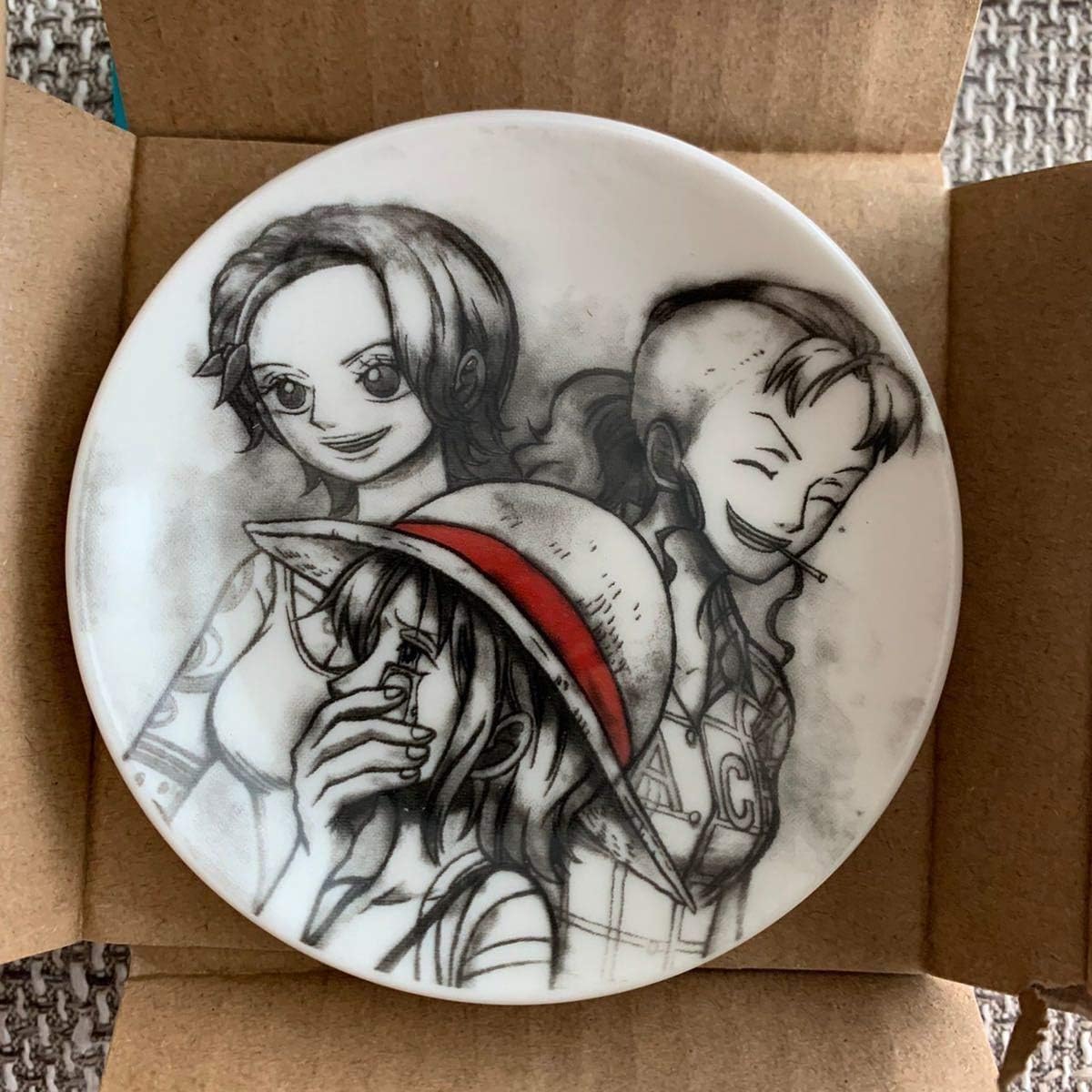 Amazon Co Jp 一番くじ ワンピース Full Force G賞 名場面小皿 水墨画風アート ナミ ベルメール ノジコ ホビー 通販