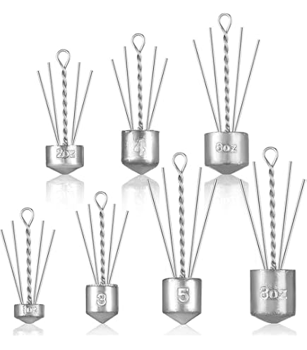 Bullet Weights u00ae EGI4-24 Lead Egg Sinker Size Oz Fishing