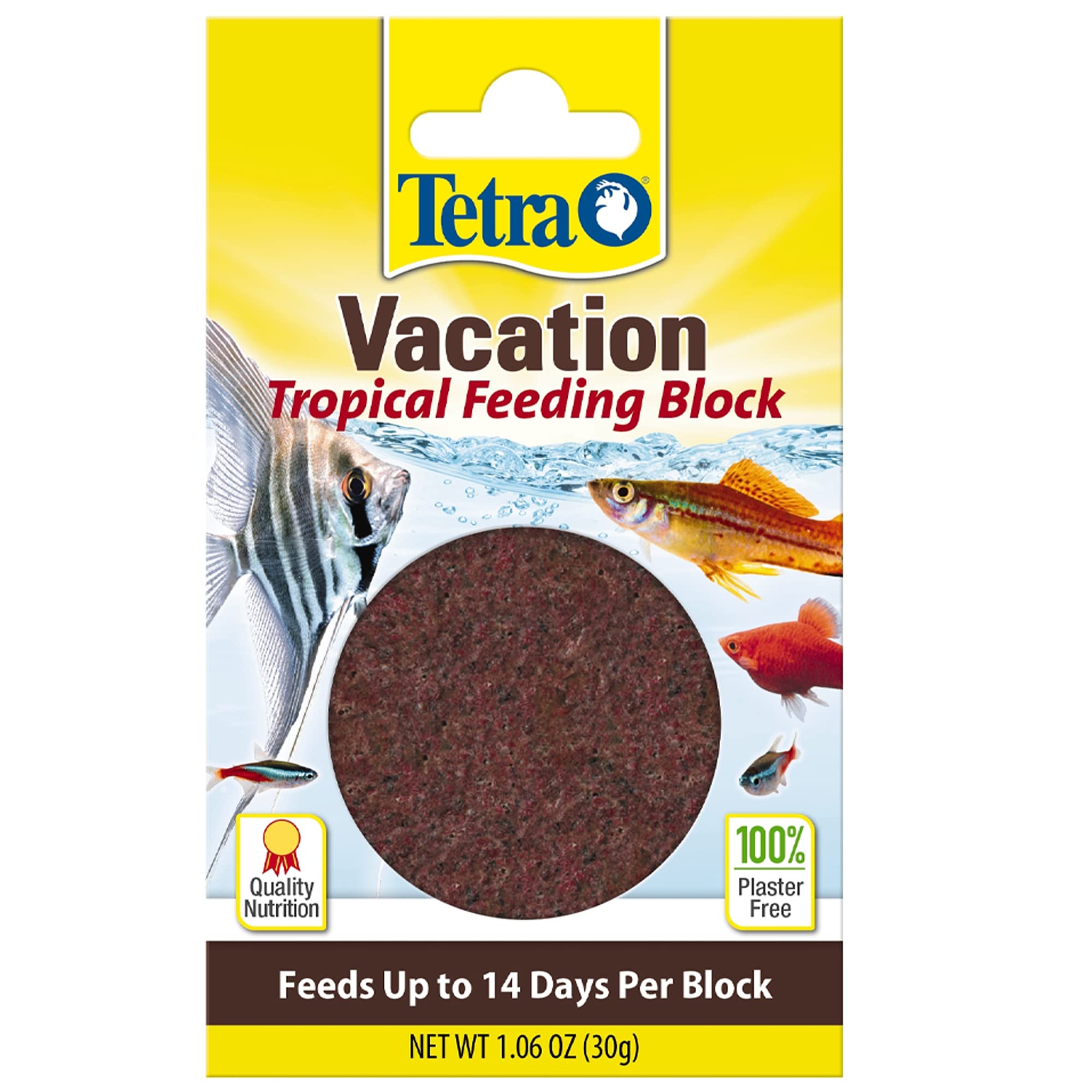 Photo 1 of Tetra Weekend and Vacation Feeder Slow-Release Fish Food for Tropical Fish 1.06 Ounce (Pack of 1)