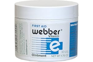 Webber Natural First Aid Ointment, Protects against Infections and Provides fast healing with Vitamin E to fight Scars from C