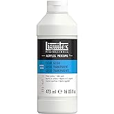 Liquitex Professional Gesso Surface Prep Medium, 473ml (16-oz), Clear | Primes Surfaces, Adds Tooth for Color Adhesion, Stiffens Canvases, Archival Quality, Optimum Absorbency for Paint