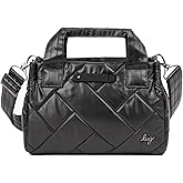 Lug Jitterbug Crossbody Bag, METALLIC BLACK 2