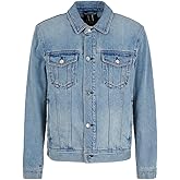Armani Exchange mens Icon Denim Jacket