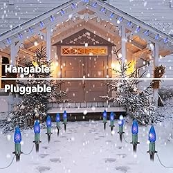C9 Led Christmas String Lights, 20 Led 25.75 Feet